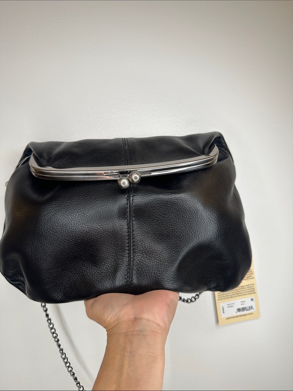 Patricia Nash Bexlee Crossbody – Black (Rugged Natural Leather Collection)